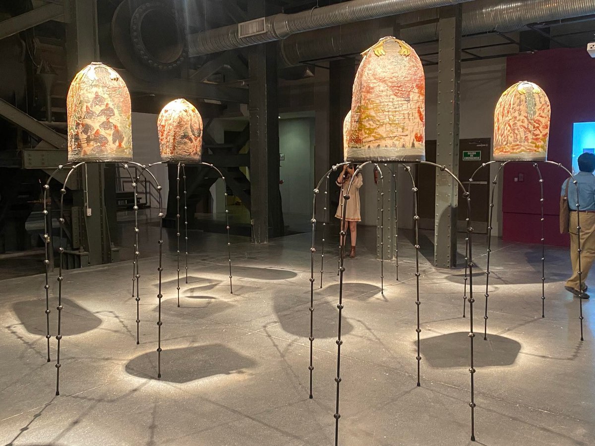 NohePortes's tweet photo. La exposición "Entre ecos y fisuras" reúne una muestra de la obra de 14 artistas nacidos en la década de los ochentas y que trabajan en Nuevo León y se expone en la Nave Generados de @conartenl en @parquefundidora

La puedes visitar de martes a domingo de 10:00 am a 6:00 pm https://t.co/qWSo1pF40B