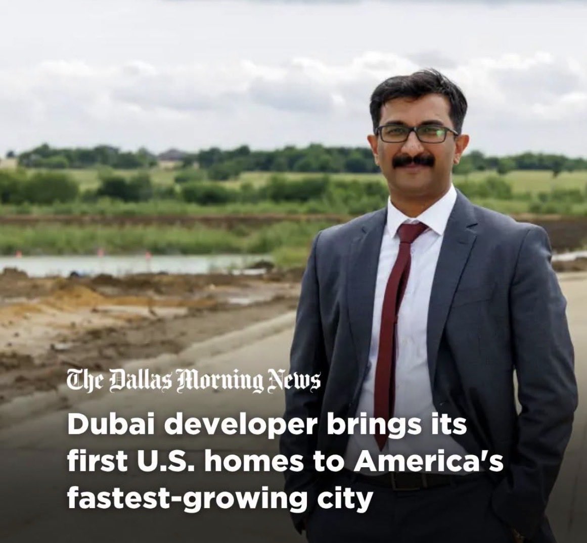 texasrunnerDFW's tweet photo. Global money continues to pour into North Texas housing investment

A Dubai-based developer's first set of projects in the US will be higher-end homes in the nation’s fastest-growing city: Celina, TX

Sobha Realty is working on two luxury home developments https://t.co/hnryFXvG1a
