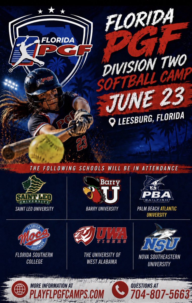donuttt2's tweet photo. Camp is Tuesday! 🥎

Added Florida Southern to the list and we are so excited to have Coach J back in the sunshine state!! Let’s go!! 

Still time to sign up ⬇️
https://t.co/wwLowK936i https://t.co/17GhOX8tyX
