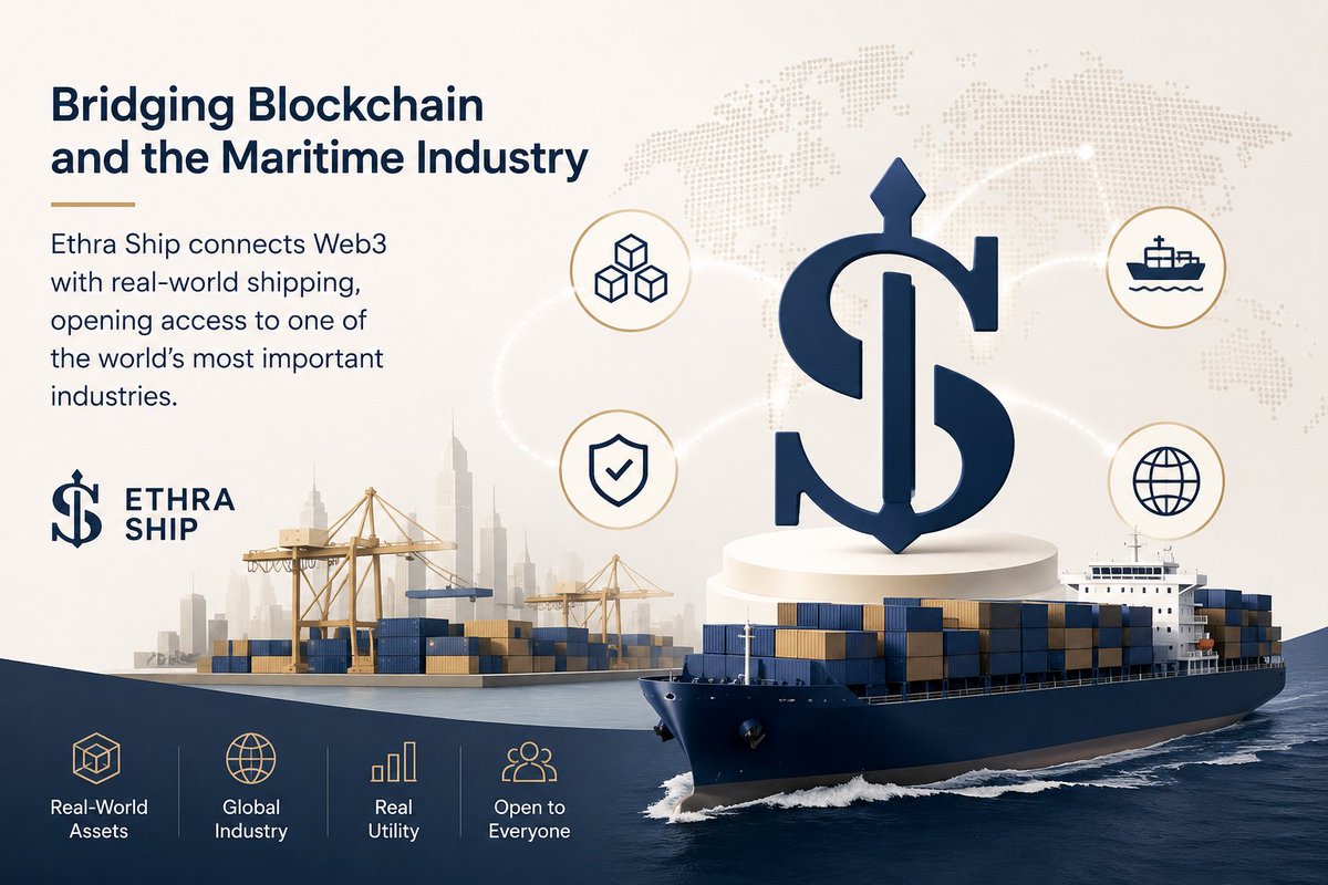 FaizMuflihah's tweet photo. What I like about @EthraShip is its focus on real-world utility. Instead of chasing hype, the project explores how blockchain can connect users with one of the world's most important industries: shipping. ⚓🚢 https://t.co/KruCbK2jXm