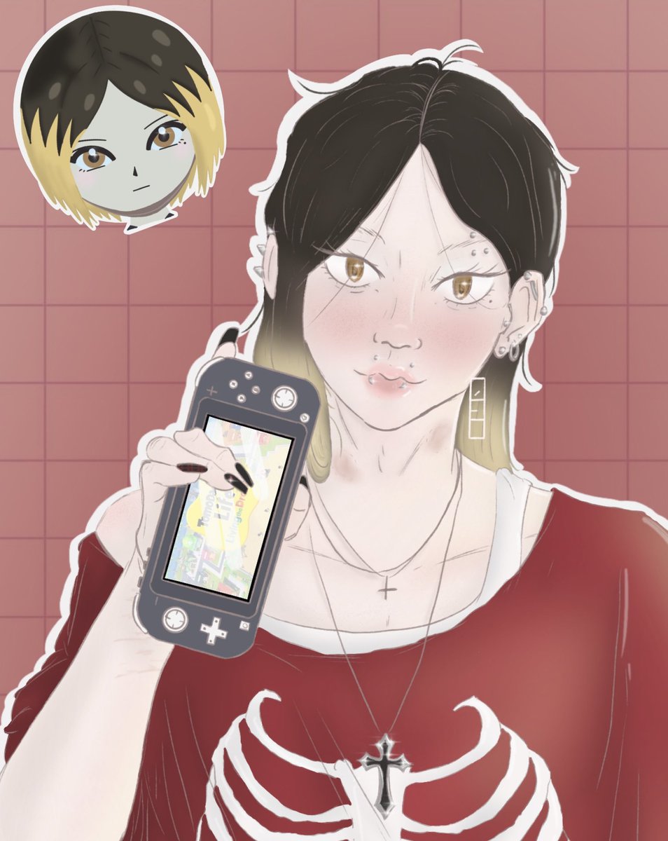 LaYowOw's tweet photo. Kenma just wants to play tomodachi life... Kuroo can't say no ✋🏻🤚🏻
#kenma #haikyuu #kuroken #tomodachilife #artist https://t.co/XsEkL6MJPM