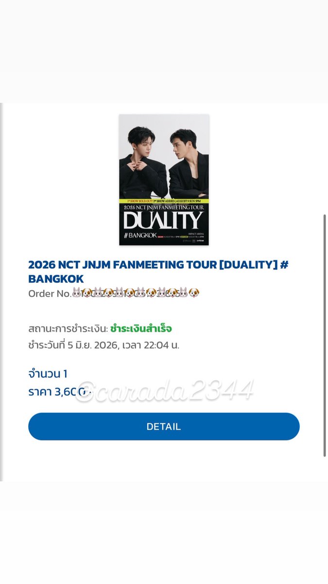 carada2344's tweet photo. แก้บนค่ะ เนื่องจากได้ไปเจอน้องทั้งสองวัน

แจก 500 บ. 1 คน RT only 💖🩵🍀

♡ เฉพาะแฟนคลับน้อง (ส่องแอค) ถ้าสุ่มมาไม่ใช่จะสุ่มใหม่ค่ะ

♡ พรุ่งนี้จะมาสุ่มค่ะ

#NCTJNJM_FANMEETING_TOUR
#NCTJNJM_FANMEETING_TOUR_DUALITY https://t.co/FyczswuCdh