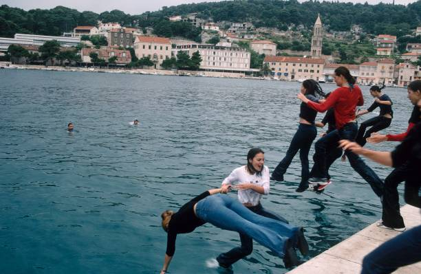 YugoslavVisuals's tweet photo. Hvar Island, Croatia, 1980s. https://t.co/k9fjyj9jIN
