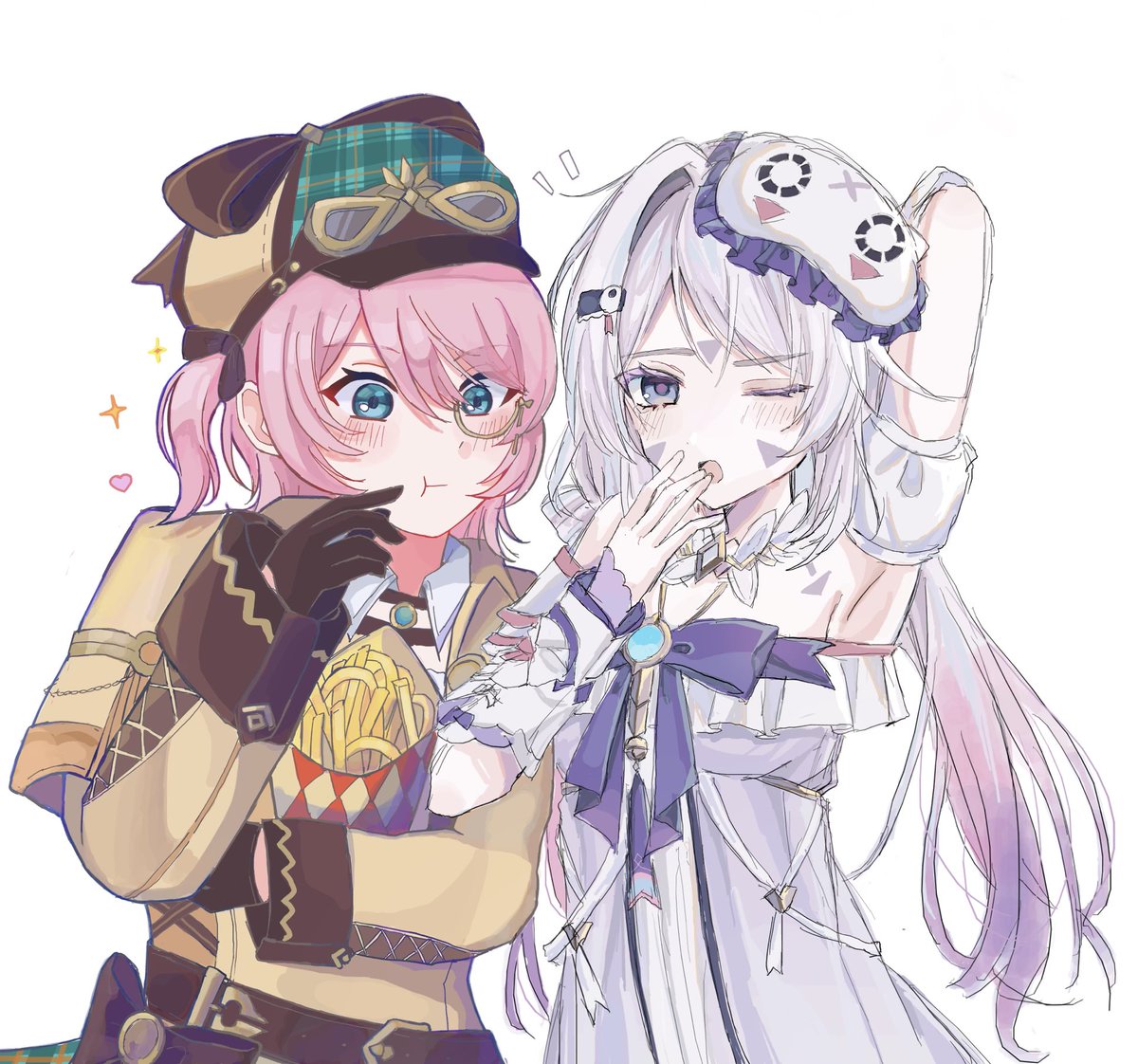 rrd_x_'s tweet photo. シャルロット シトラリ 絵チャで合作しました https://t.co/TOvQv4JC79