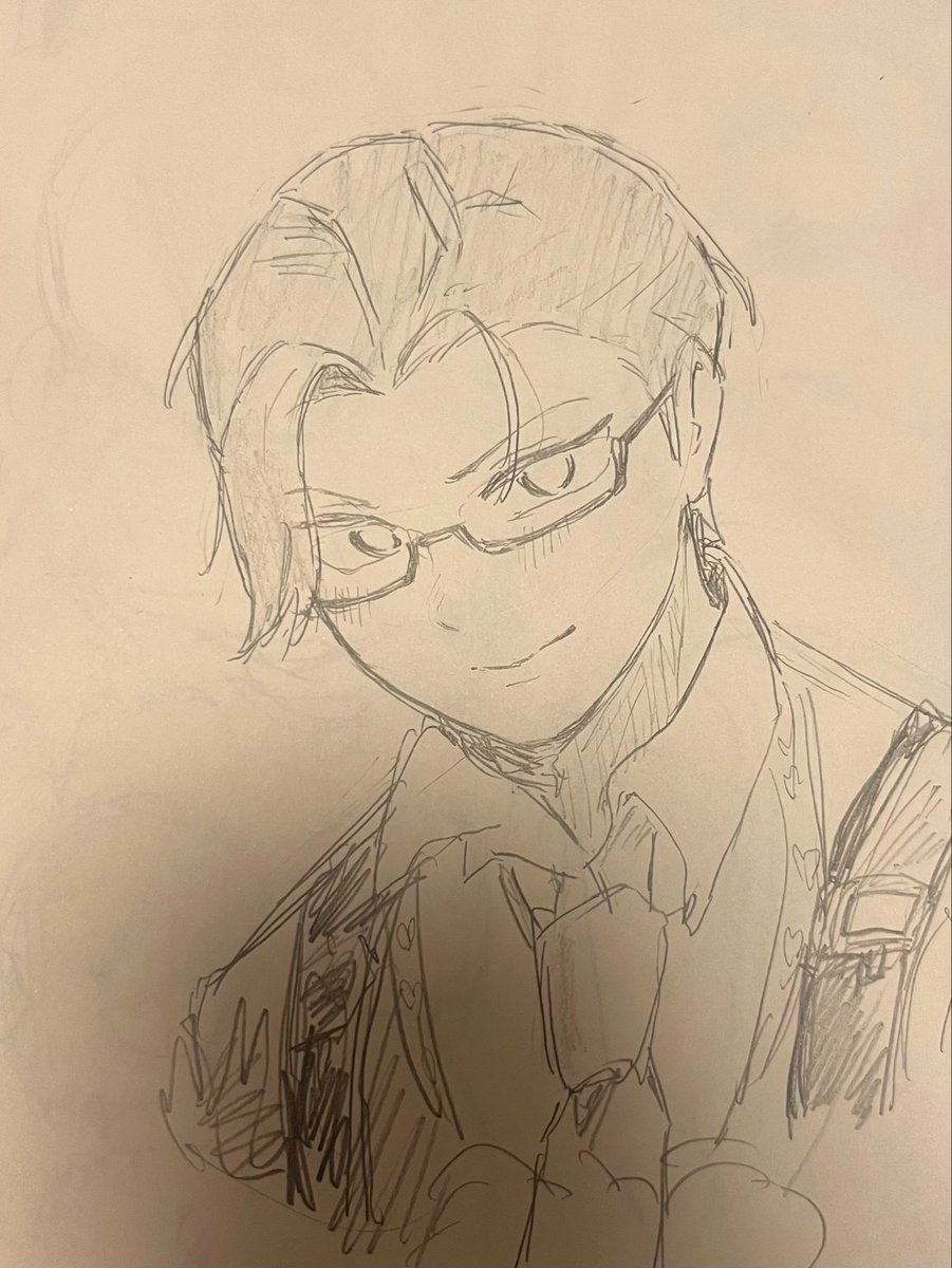RK518k's tweet photo. 久々アナログ絵やぁ https://t.co/IVgGVM2AkJ