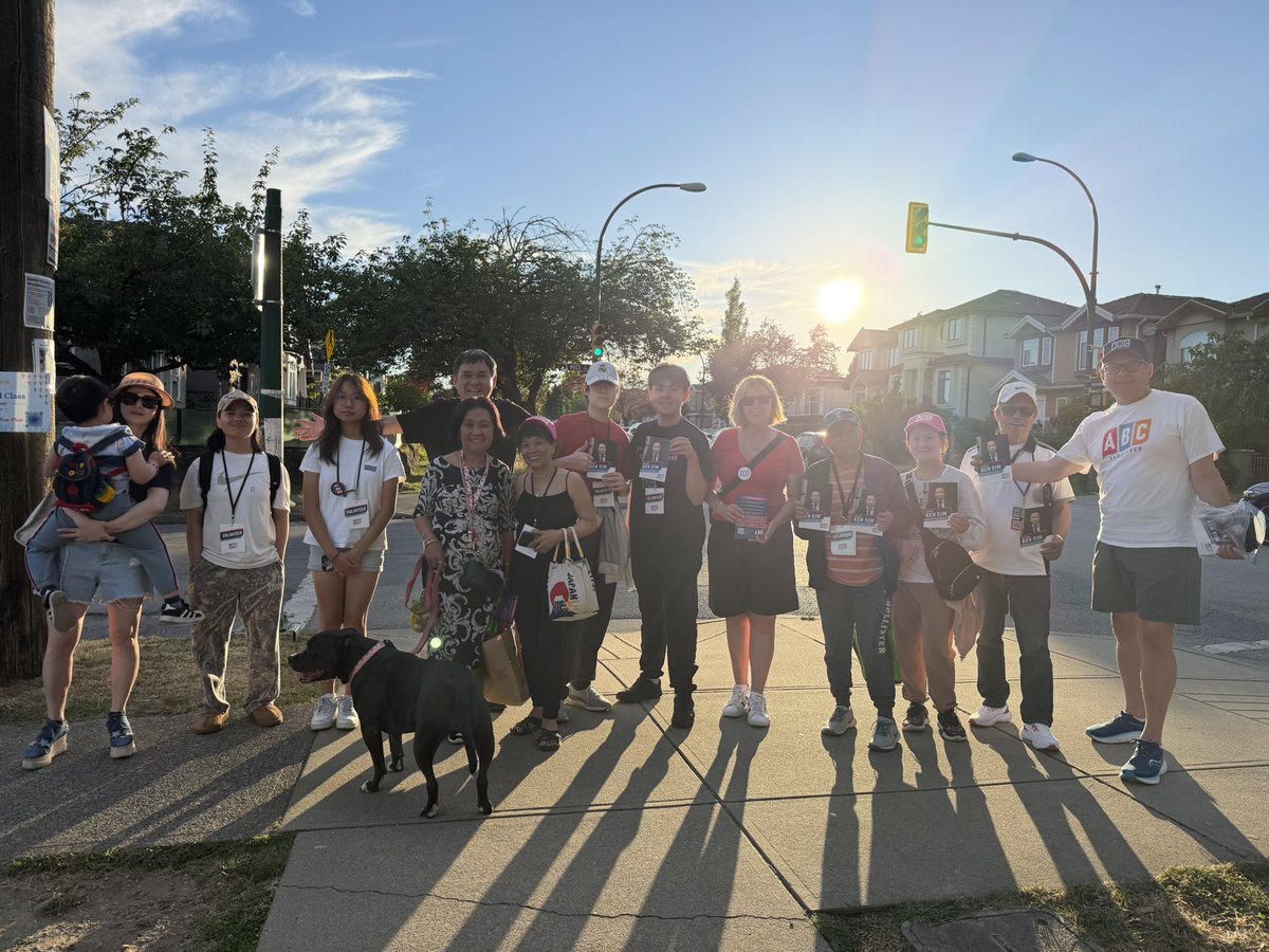 MikeKlassen's tweet photo. A big thank you to the residents of the Sunrise neighbourhood for welcoming our ABC Vancouver candidates and volunteers at the doors again last evening.

We heard thoughtful feedback about local parks, parking, traffic, taxes, public safety, and delivering the reliable services people expect from their city.

Grateful to hear directly from you. We’re always here to help with your City Hall issues. @Vote4ABC