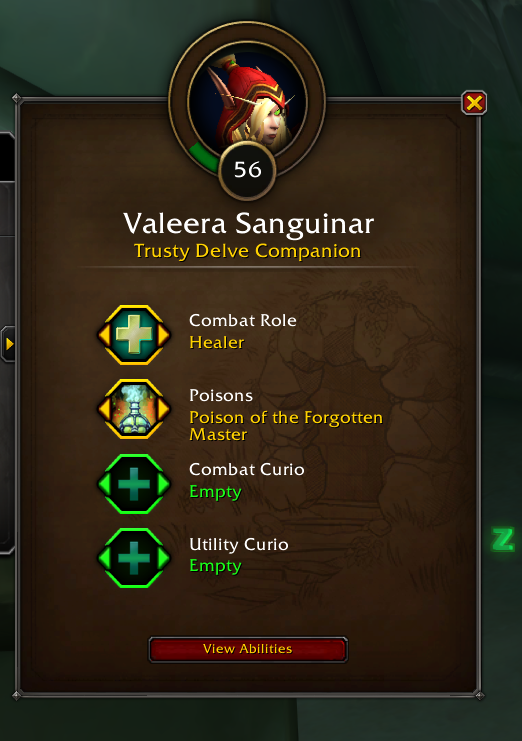 MrGMYT's tweet photo. In Patch 12.1, Valeera will have a new max level of 80 and will have a selection of poisons you can choose for her to use https://t.co/p8r9OJZW3O