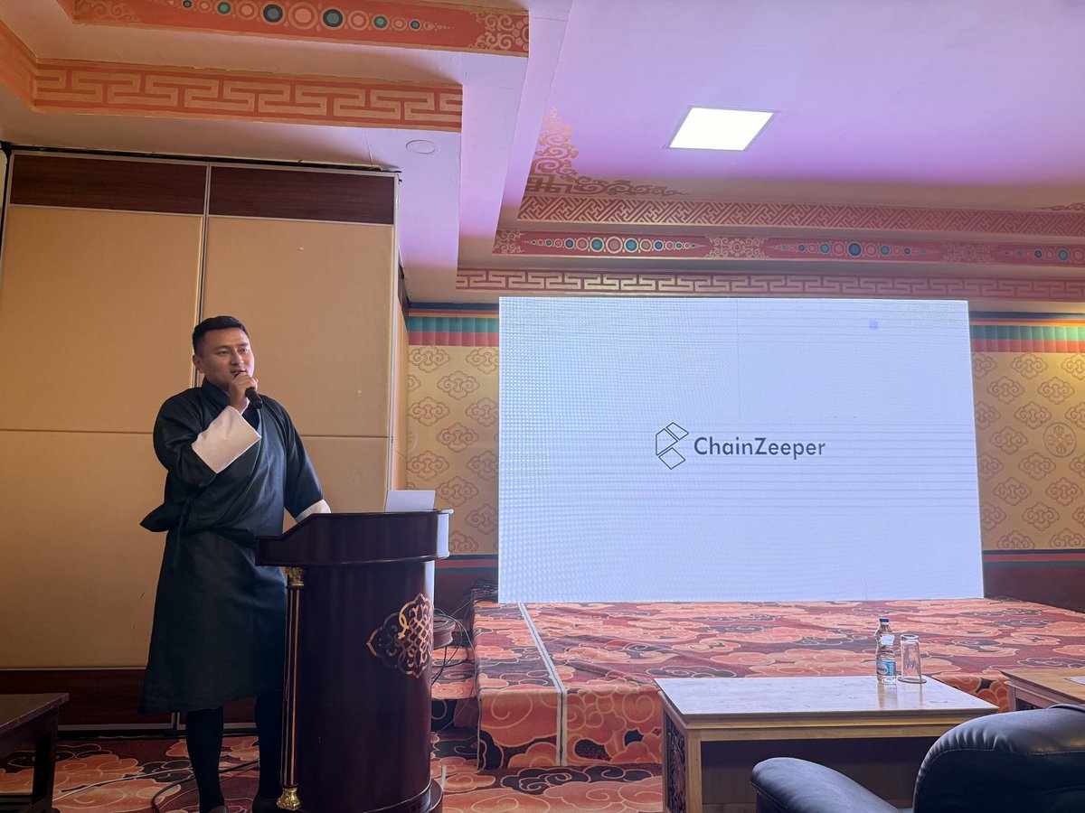 CZeeper's tweet photo. The ChainZeeper team successfully participated in the Tech Solutions Connect Forum 2026 organized by GovTech Bhutan, 

We sincerely appreciate GovTech Bhutan for creating a platform that brings together ideas, innovation, and homegrown solutions to shape Bhutan’s digital future. https://t.co/OD81AwXH6n