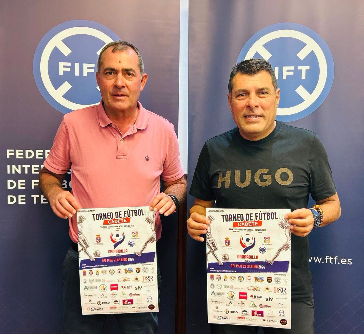 FIFTenerife's tweet photo. 🤝 | Encuentro institucional entre la FIFT y el Ayuntamiento de Granadilla de Abona

🏆 La FIFT toma parte de la I Granadilla Cup

➕ℹ https://t.co/zuznzHOnBz

#SomosFIFT |#MasQueUnJuego https://t.co/MQtr867W2N