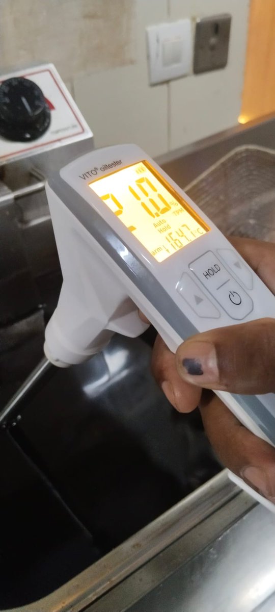 CMC_Offcl's tweet photo. 🍿 Food Safety Inspection Drive | 2/3

Restaurant Name: Cinepolis
📍 LULU Mall
📅 19.06.2026

As part of regular food safety inspections across Cyberabad, CMC Food Safety teams inspected Cinepolis, LULU Mall.

✅ Good Practices Observed
• Food handlers using hairnets and aprons
• Expiry and use-by dates properly maintained
• Medical fitness, pest control, and water testing records available
• FOSTAC-certified Food Safety Supervisors deployed
• Proper segregation of veg and non-veg items
• Hot water sanitation of utensils being followed
• No pest infestation observed

⚠️ Observations
• Dustbins found without lids
• Boiled pasta stored in a freezer was discarded on the spot
• Used cooking oil TPC level recorded at 21.5
• Open frozen food products were not properly sealed before storage
• Cola dispensing counter required improved housekeeping

🛠️ Action Taken
• Boiled pasta discarded immediately
• Instructions issued to maintain proper food storage practices
• Directions given to improve cleanliness of the dispensing area and avoid storing cooked food in freezers for next-day use

📋 Hygiene Assessment
🏆 111/116 Marks (94%)

👏 The establishment demonstrated a high level of compliance with food safety standards, while minor observations were communicated for immediate corrective action.

Safe Food. Better Hygiene. Healthier Cyberabad. 

#FoodSafety #FoodInspection #Cinepolis #LULUMall #PublicHealth #SafeFood #CyberabadMunicipalCorporation #FoodSafetyFirst #TeamCMC

@jayesh_ranjan @CEO_Telangana @TelanganaCS @TelanganaCMO @IPRTelangana @CMC_Offcl @HiHyderabad @ZC_SLP @ZC_Kukatpally1 @zcquthbullapur @GummallaSrijana