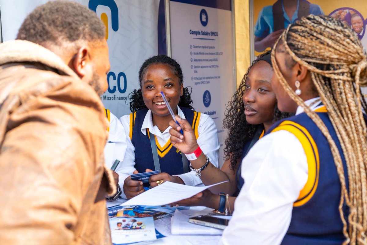 SmicoSA1's tweet photo. Retour sur une belle 2ᵉ journée à la DRC Mining Week 2026. Merci à tous les visiteurs venus rencontrer les équipes de SMICO et découvrir nos solutions financières.
#SMICO #DRCMiningWeek #RDC https://t.co/yJ9hh0A23N