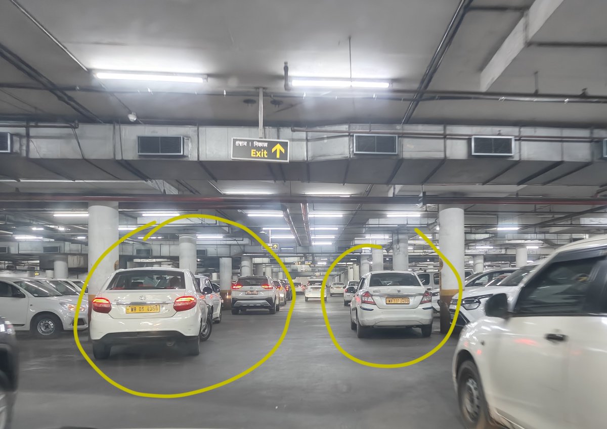 Bhaskar96889268's tweet photo. @AAI_Official @SuvenduWB  Please improve the parking area of Kolkata Airport , paying Highest parking fees but worst condition compare to Pune ,Delhi ,Chennai https://t.co/VErQZeASBS