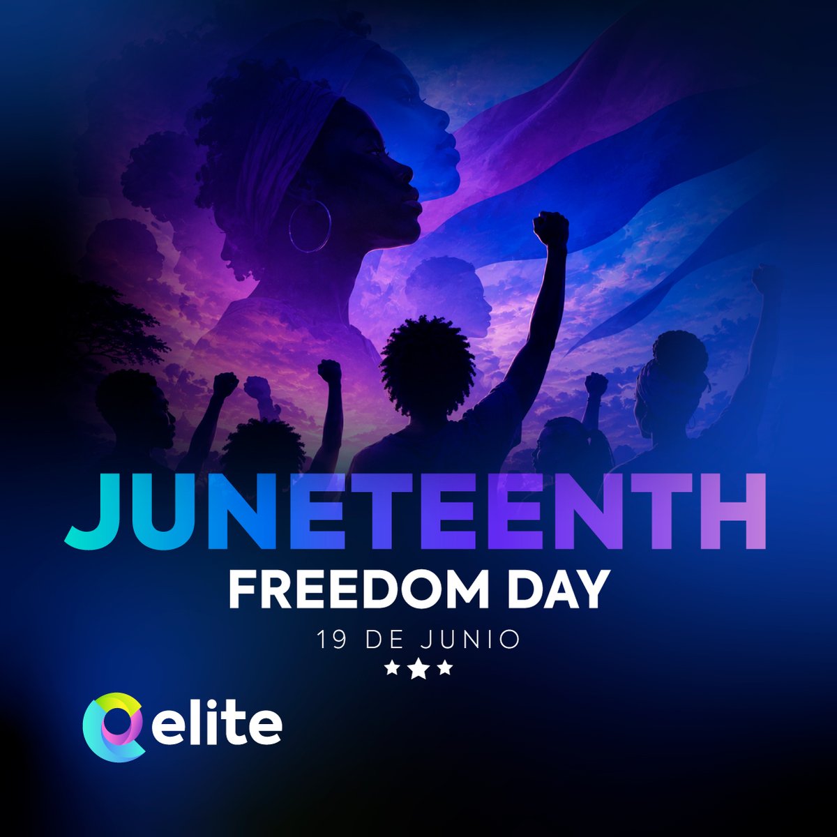 EOM_es's tweet photo. Hoy conmemoramos Juneteenth, un día para honrar la libertad, la historia y la igualdad.

#Juneteenth #Libertad https://t.co/ipqRtuGK0A