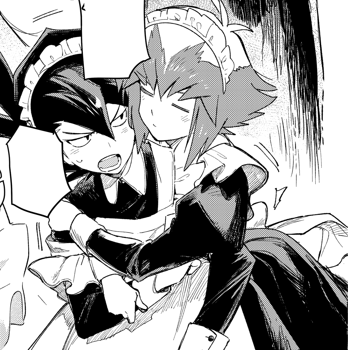 nikumaman's tweet photo. でもやっぱメイド一番描いてると思う
これはゲストで描いた女装十万エロ漫画のやつ（読み返せてないので内容は全く覚えてない https://t.co/a4nmfpGzKq