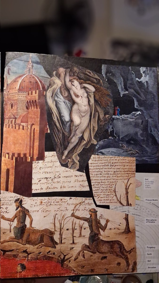 FraserLyons1's tweet photo. Collage for the my ancestory book back cover... Dante, Mother Greek, renaissance inspired... https://t.co/ZnxxTTDT30