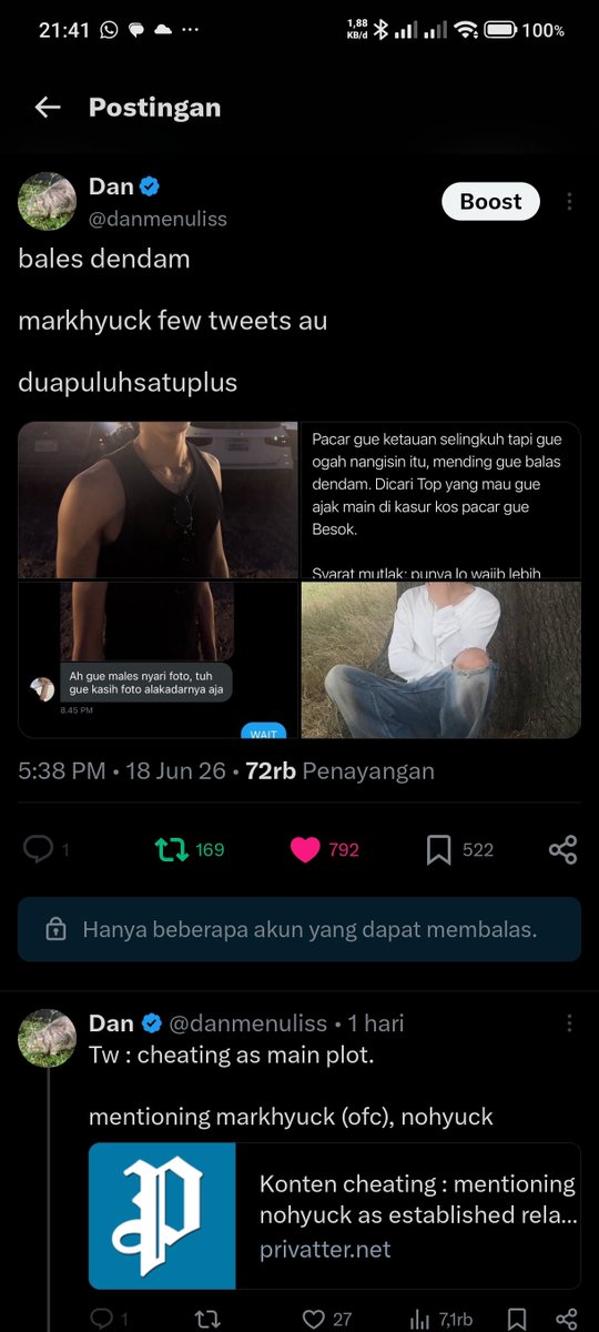 hcdlbrkm's tweet photo. @danmenuliss kak sampyunn nich 😝😍😍 https://t.co/eeXT3RXcol