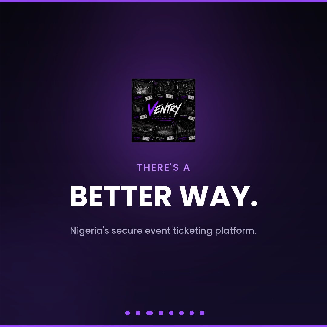 ventrybooking's tweet photo. The wait is almost over. Tomorrow, it all begins. ��️
Ventry goes live 20 June — Nigeria’s secure event ticketing platform. Swipe to see what’s coming. 👉
No more fake tickets. No more payment scams. Just safe, simple ticketing done right. https://t.co/d6YOrNqjpB