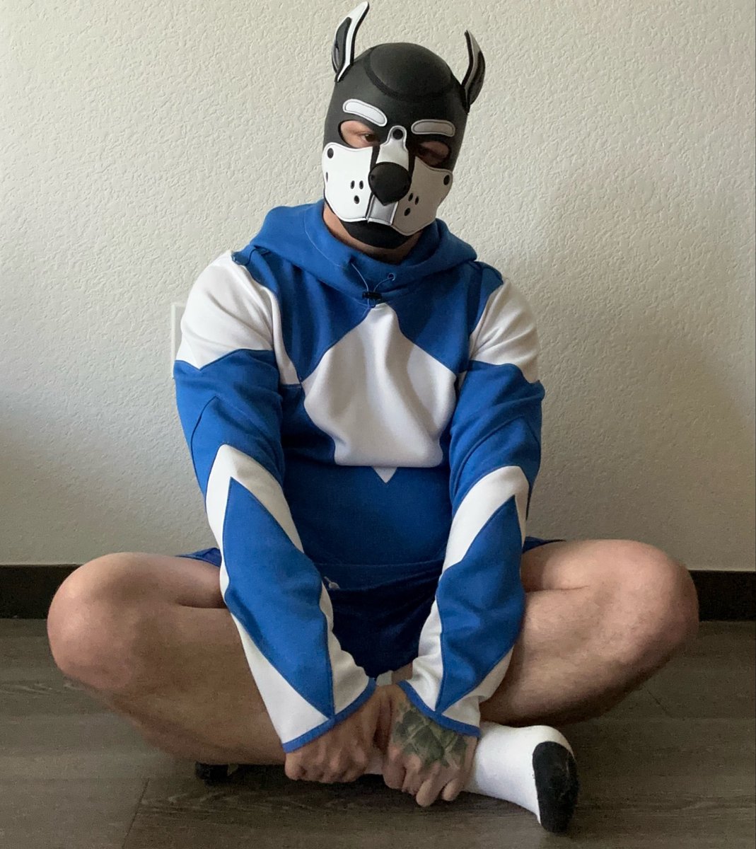 Mars_Unleashed's tweet photo. If you liked my Grindr/Sniffies profile enough to start chatting, I see no reason to remove my pup hood in order for us to meet up and fuck. 
You wanna see my face? 
This is my face. 🐶 https://t.co/Ybc9sE258y