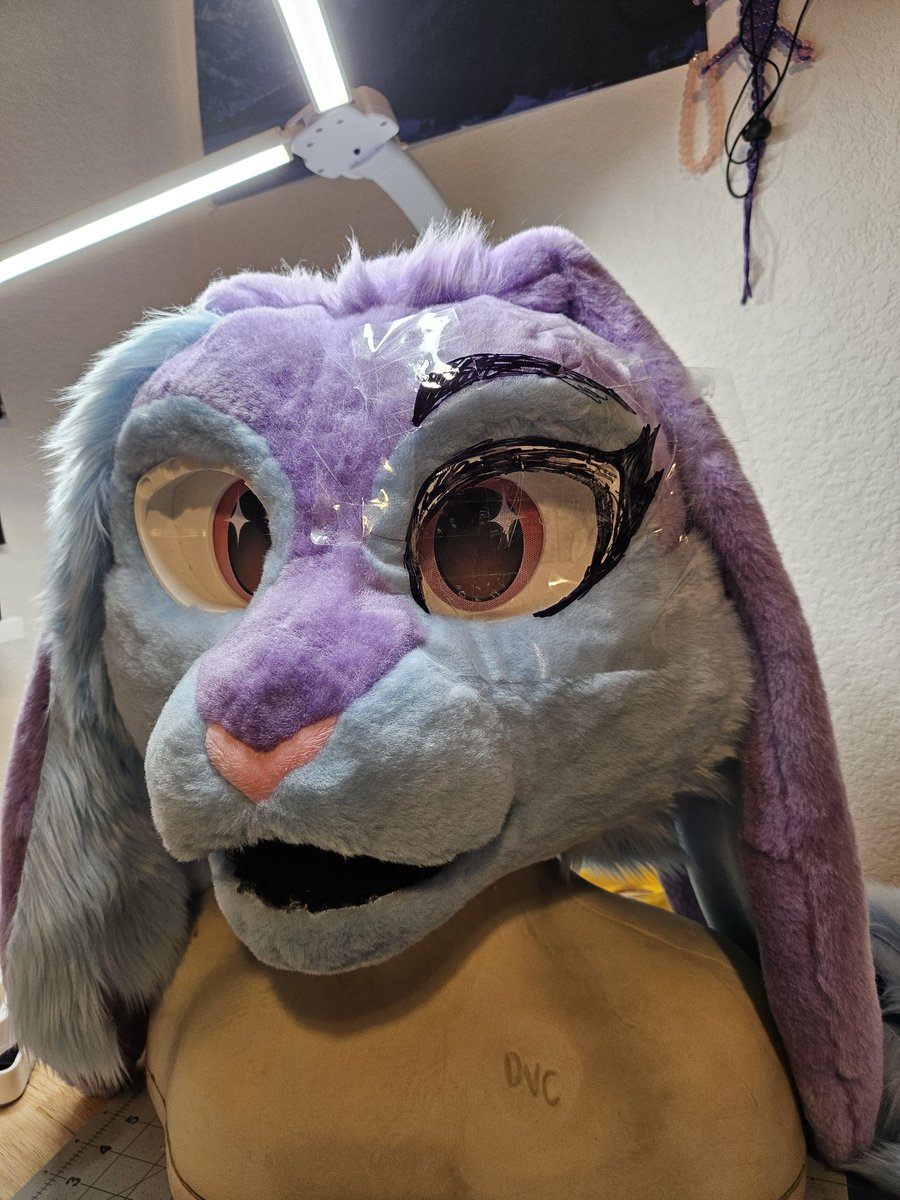 Ma1neMoon's tweet photo. Some wips of my current head commission Ant the rabbit :3c https://t.co/WLoGM9WSki