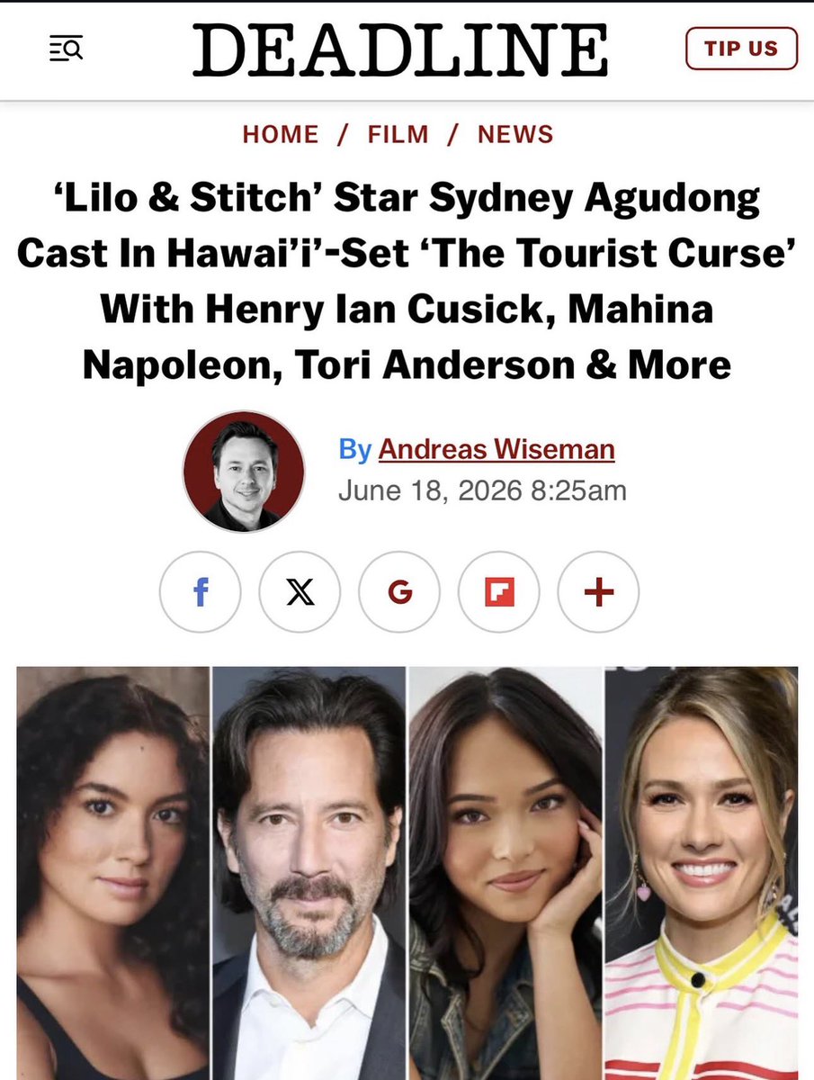 savencishawaii's tweet photo. This cast!!!! So so excited for this and grateful for @SeanaKofoed bringing us the representation we desperately need❤️🌈 https://t.co/JyOB5VI2mP