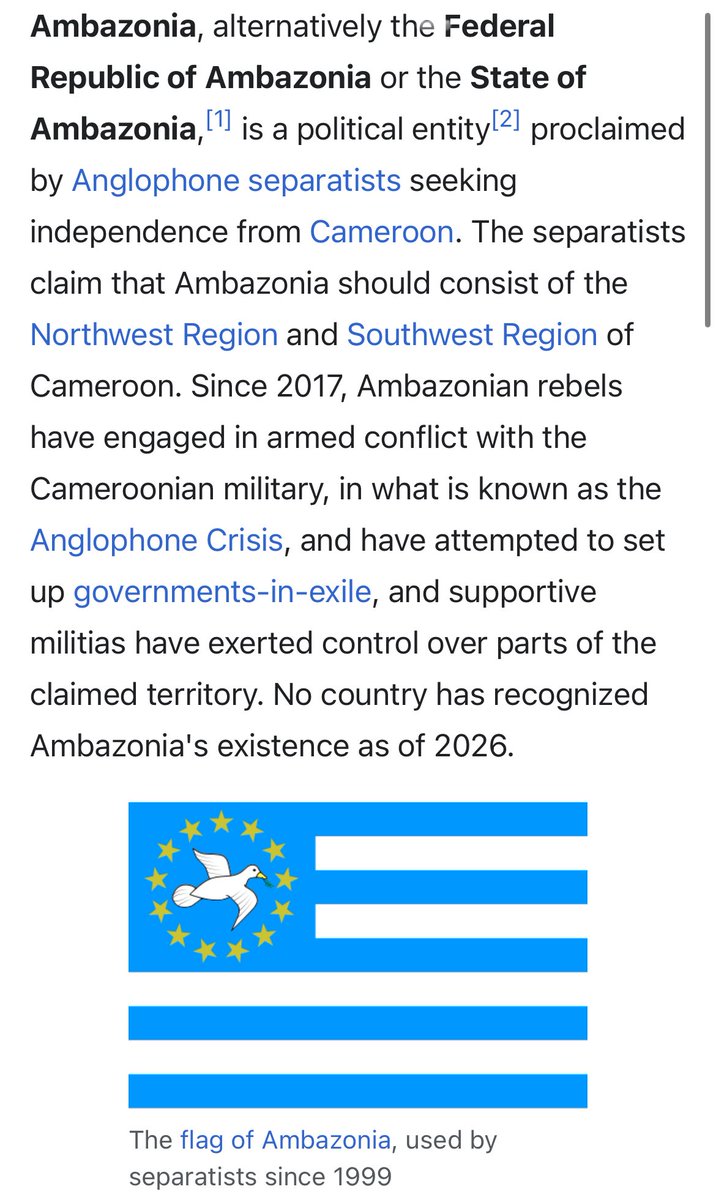 Heterodox_Tory's tweet photo. You laugh, but Cameroon is exploding over this! https://t.co/dThSCR2Duc