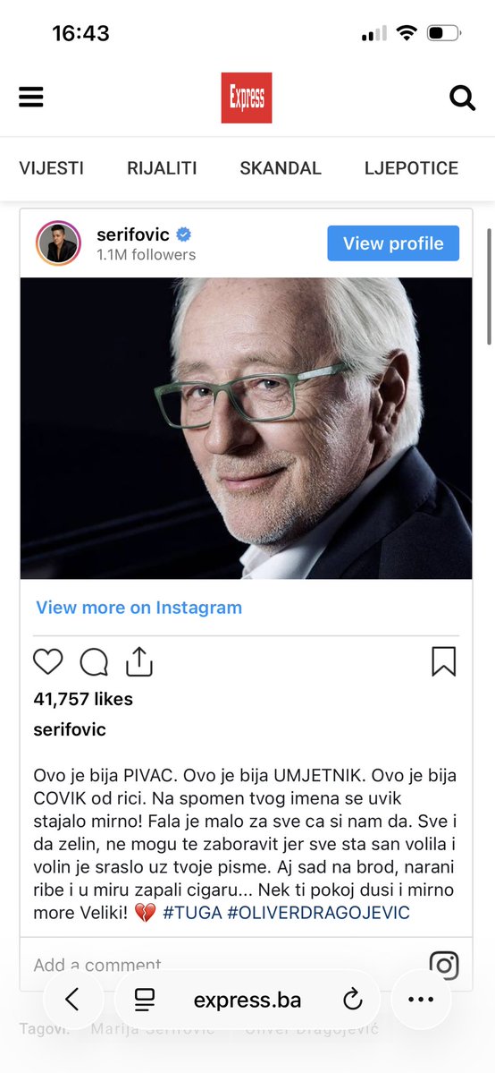 Milica Samardžić tweet media