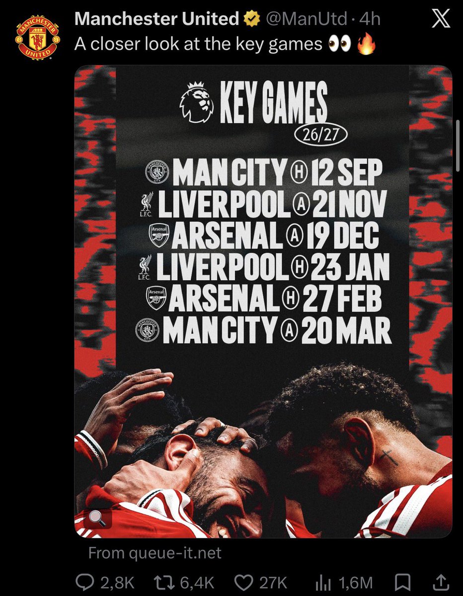 pocongarsenal_'s tweet photo. 4 tim sudah memposting match2 penting bagi club mereka.

tidak ada nama KJD 🤣🤣🤣 https://t.co/tFb60UCCFE