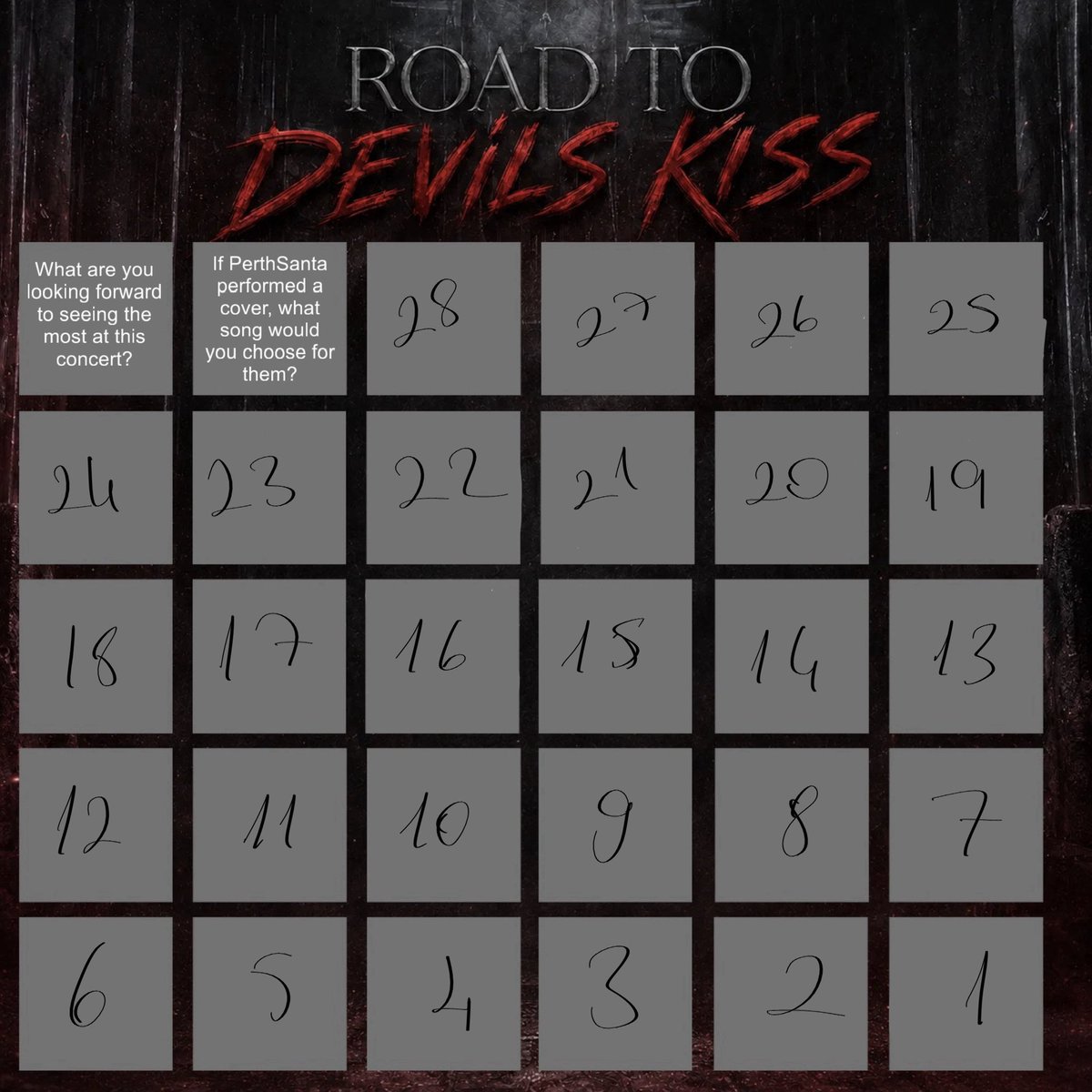 laylayleee's tweet photo. day 2 of the perthsanta devil’s kiss countdown! 🫶

with 29 days left until the concert, we’re continuing our little countdown event! every day until the concert, i’ll be posting one concert-related question so we can share our thoughts, predictions, and excitement together.

if you’d like to join, please answer by “quoting” this post and using the #PerthSanta #เพิร์ธแซนต้า hashtags. 💛

today’s question ⤵️