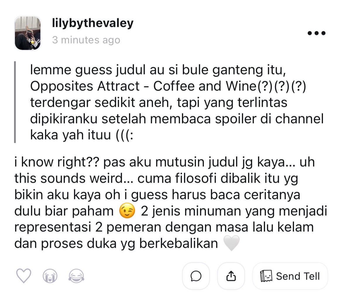 lilybythevaley's tweet photo. #chellonym makin aneh makin gampang diingat β€οΈ https://t.co/HYFGXBAlFL