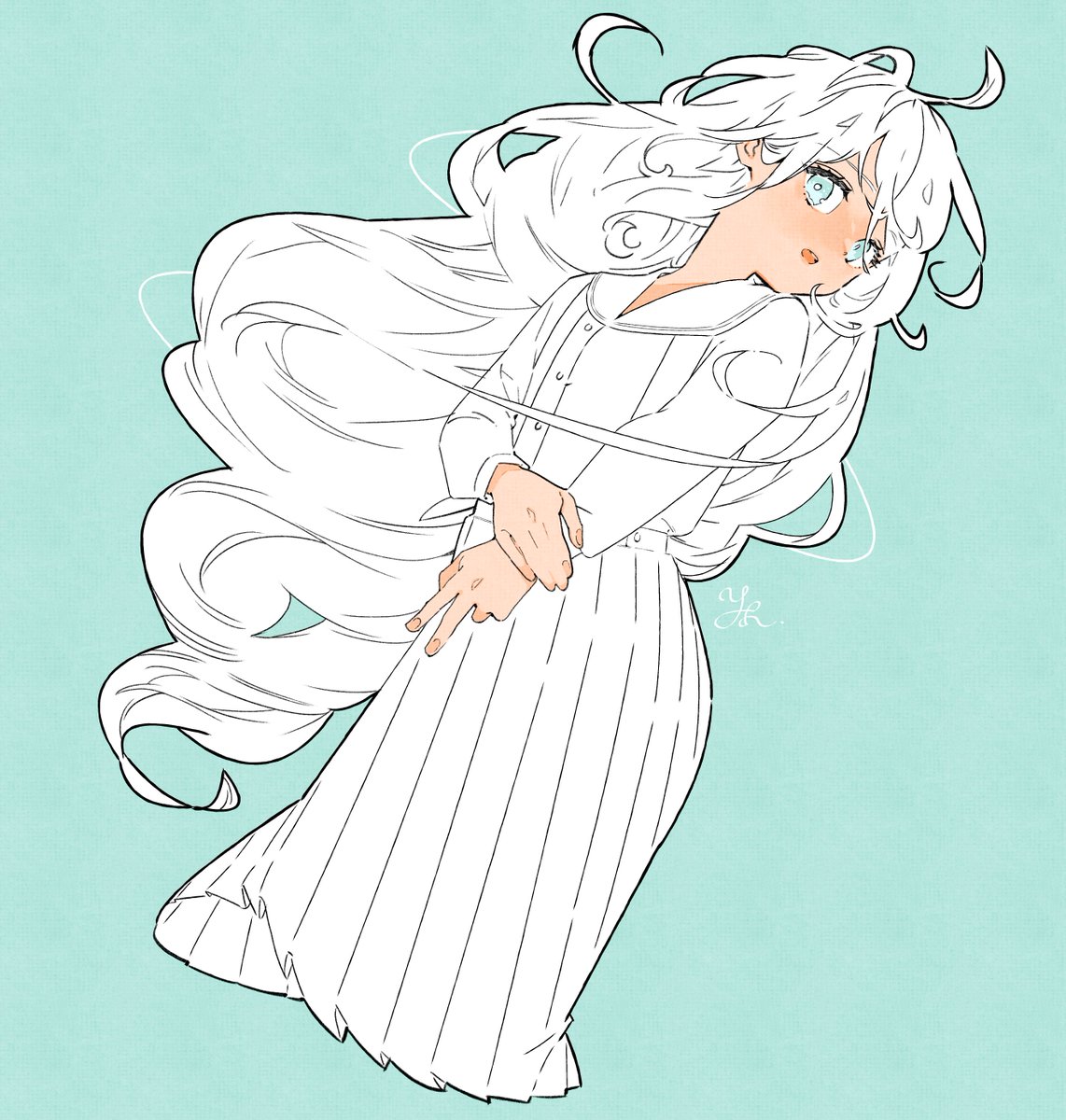 44haru's tweet photo. 1話前に描く練習してたキャラ絵( ..)φ
(練習って楽しいよね本番はｶﾞｸﾌﾞﾙ) https://t.co/n8dLI6M2ct