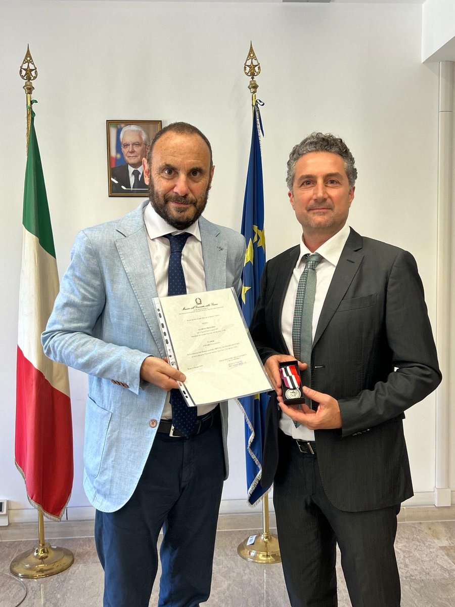 mur_gov_'s tweet photo. Questa mattina al MUR sono state conferite le medaglie commemorative per la ricerca scientifica ai cinque ricercatori del CNR per la missione suborbitale #Virtute1, realizzata nel 2023 in New Mexico.

Per approfondimento 👉🏻 https://t.co/SrSRLKlk2x https://t.co/0Gwt8sCPg5