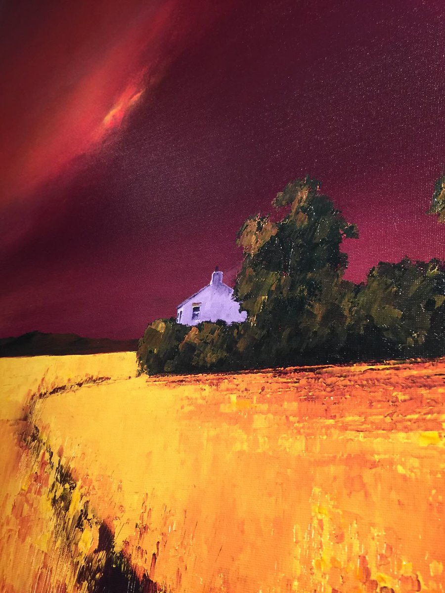 HWarlow's tweet photo. Barry Hilton 
Super painting to end our day 
It’s too hot for me so I get up early take Max out then do housework  early before it gets too hot 
Thanks my XTwitterar
Back tomorrow with more art etc 
Helen 🙂🌷and Max 🐶❤️ https://t.co/q6HDO4PdD1