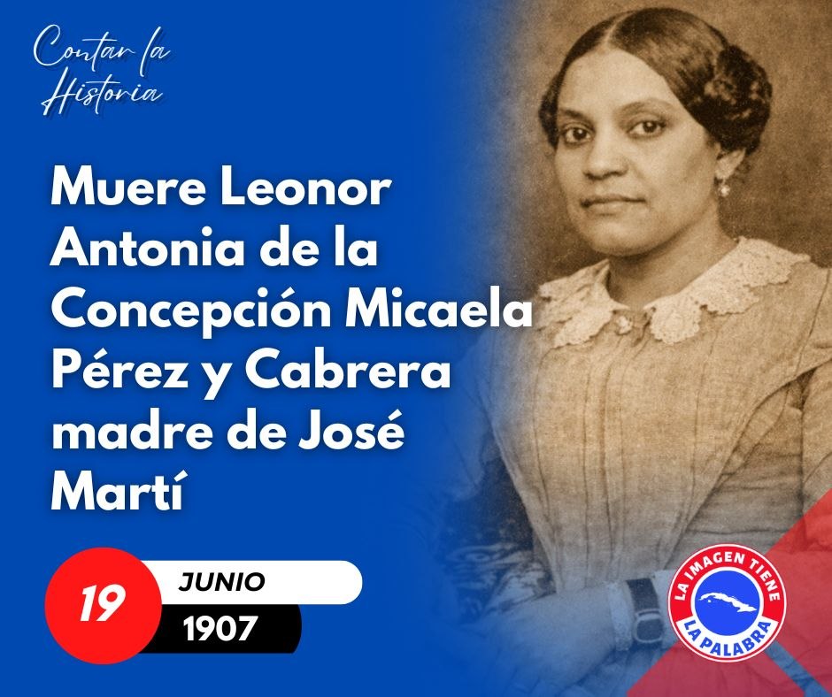 ledis1331's tweet photo. Un día como hoy muere  Leonor, la masre de José Martí #CubaMined #EducaciónGranma #ETPGranma https://t.co/iAJxIBWgeI