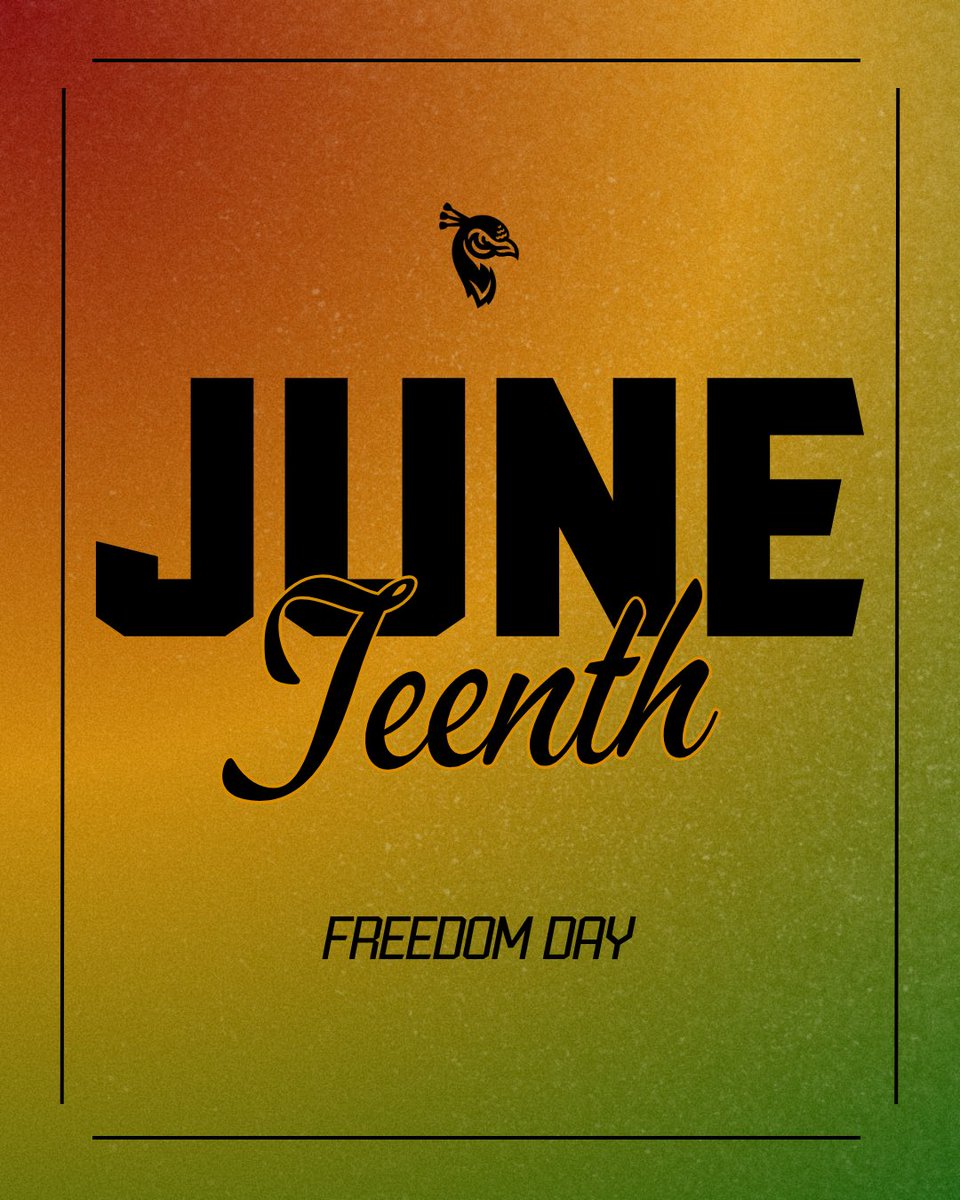 SPUAthletics's tweet photo. Celebrating freedom. Honoring history. Inspiring the future. ❤️🖤💚
#StrutUp 🦚 https://t.co/aHid24eygy