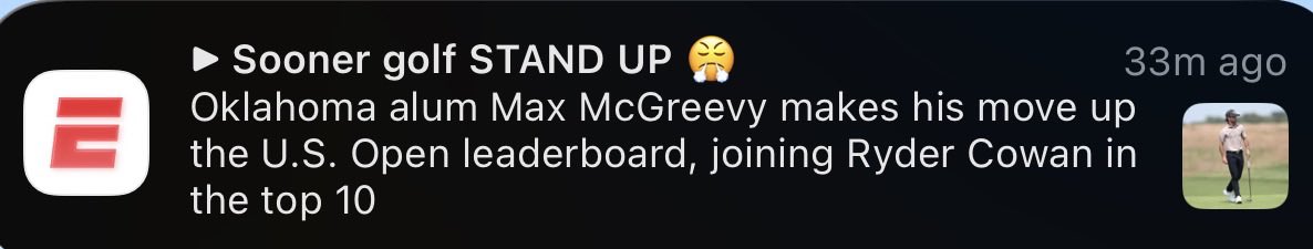 OU_MGolf's tweet photo. 👀 

@maxmcgreevy // @Ryder_Cowan https://t.co/cqpFfFqynk