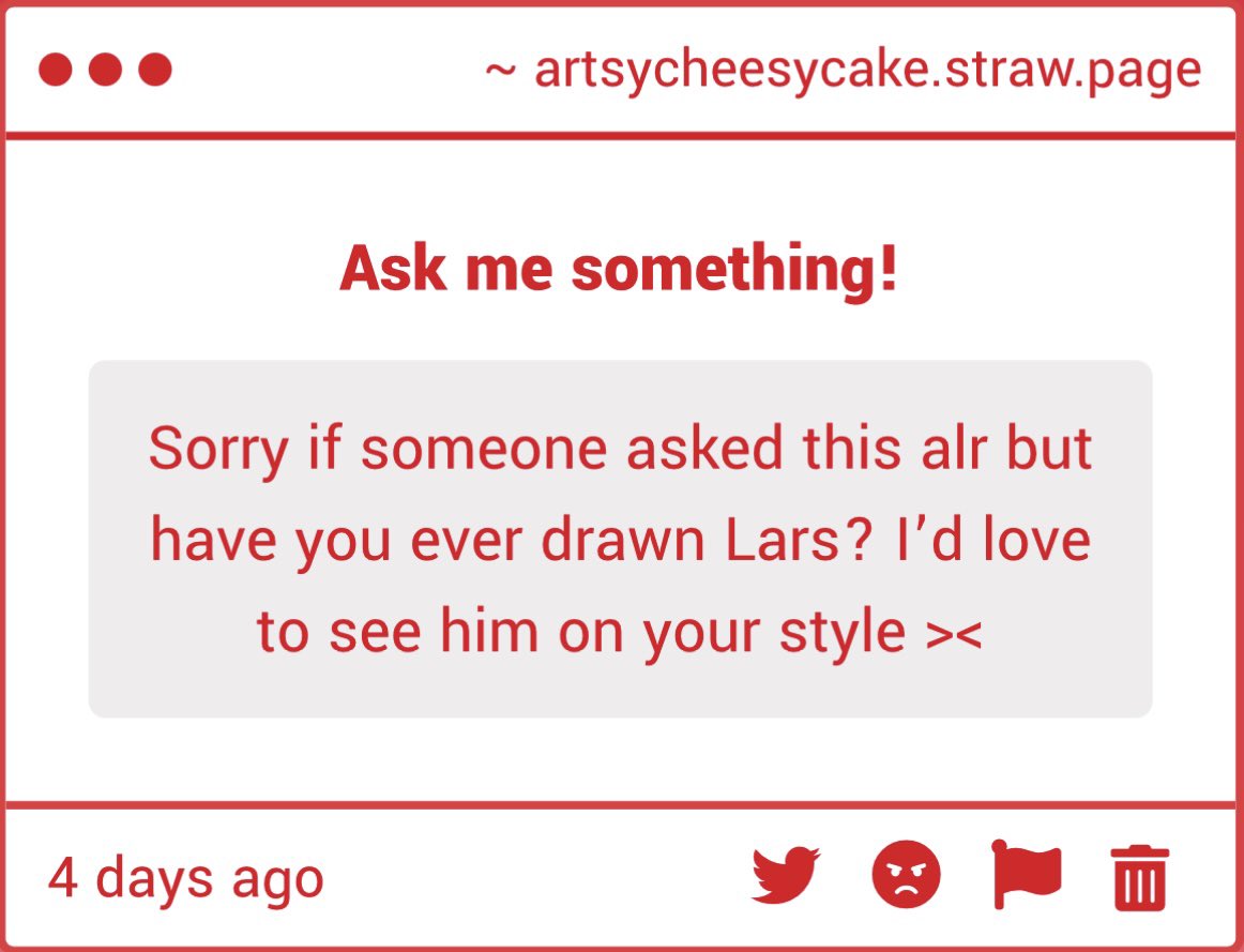 artsycheesycake's tweet photo. Laaaars! https://t.co/TCc20mQSop