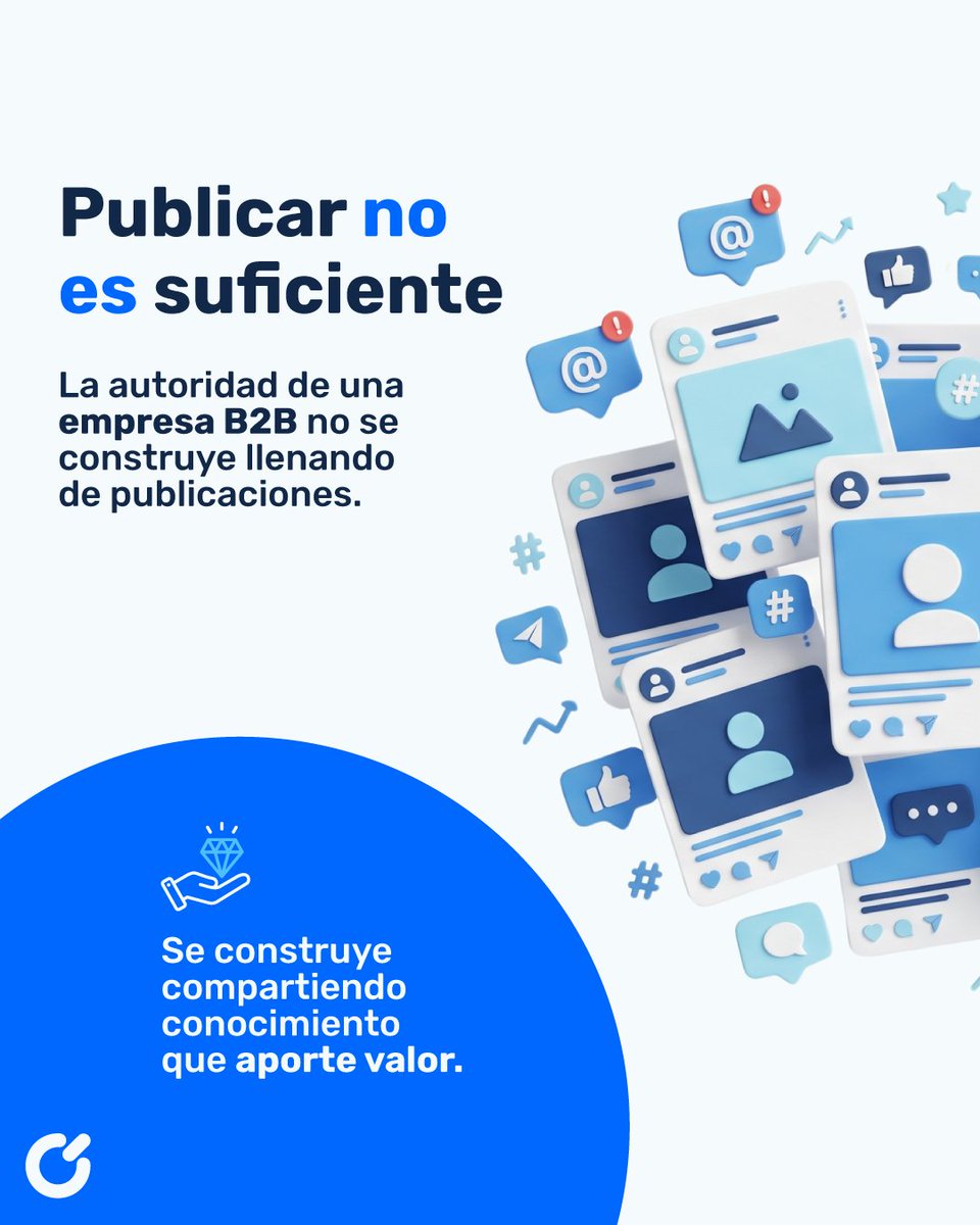 M2OSoluciones's tweet photo. Publicar con frecuencia mantiene activa una cuenta, pero no necesariamente construye autoridad.
En el marketing B2B, el contenido experto transforma el conocimiento de una empresa en confianza, diferenciación y oportunidades.
¿Publicas por cumplir o para posicionarte?
#M2O https://t.co/3uGxAwreQX