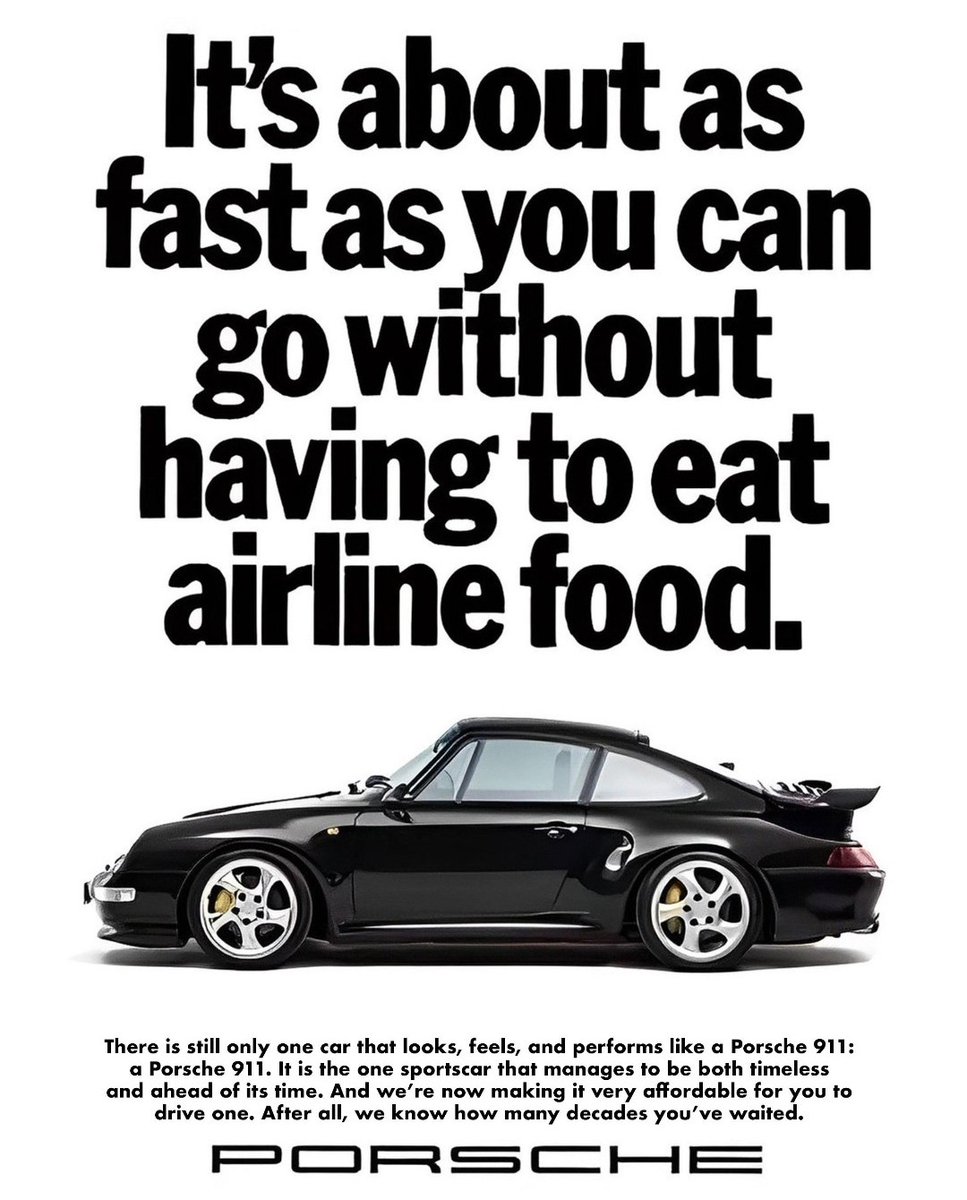 OversteerTV's tweet photo. Back when Porsche's marketing team knew who their target demographic was... https://t.co/1Xp6Wou79S