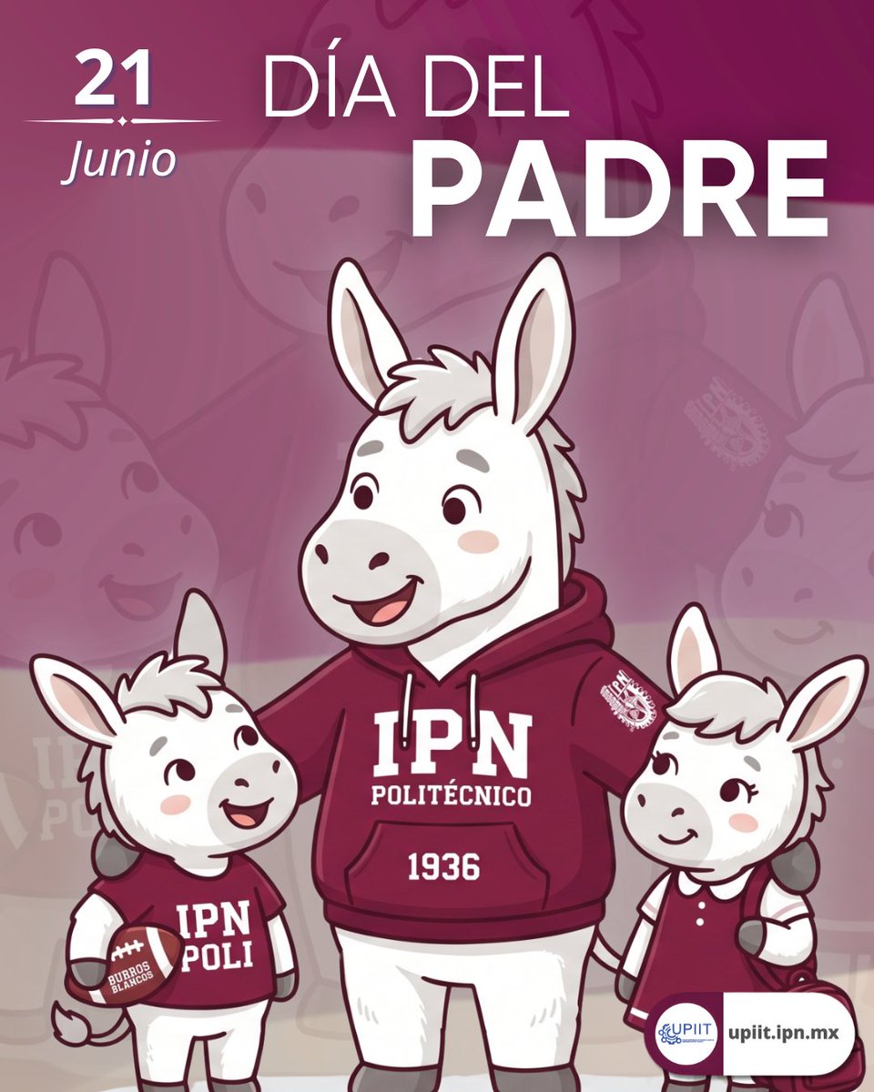 UPIIT_IPN's tweet photo. 💙 21 de junio | Día del Padre
Celebramos a quienes enseñan con el ejemplo, acompañan en cada paso y forman con paciencia, compromiso y corazón.

Desde la comunidad UPIIT, reconocemos a todos los padres que, dentro y fuera del aula, dejan huella en la vida de sus hijas e hijos. https://t.co/wtz4QnGc9b