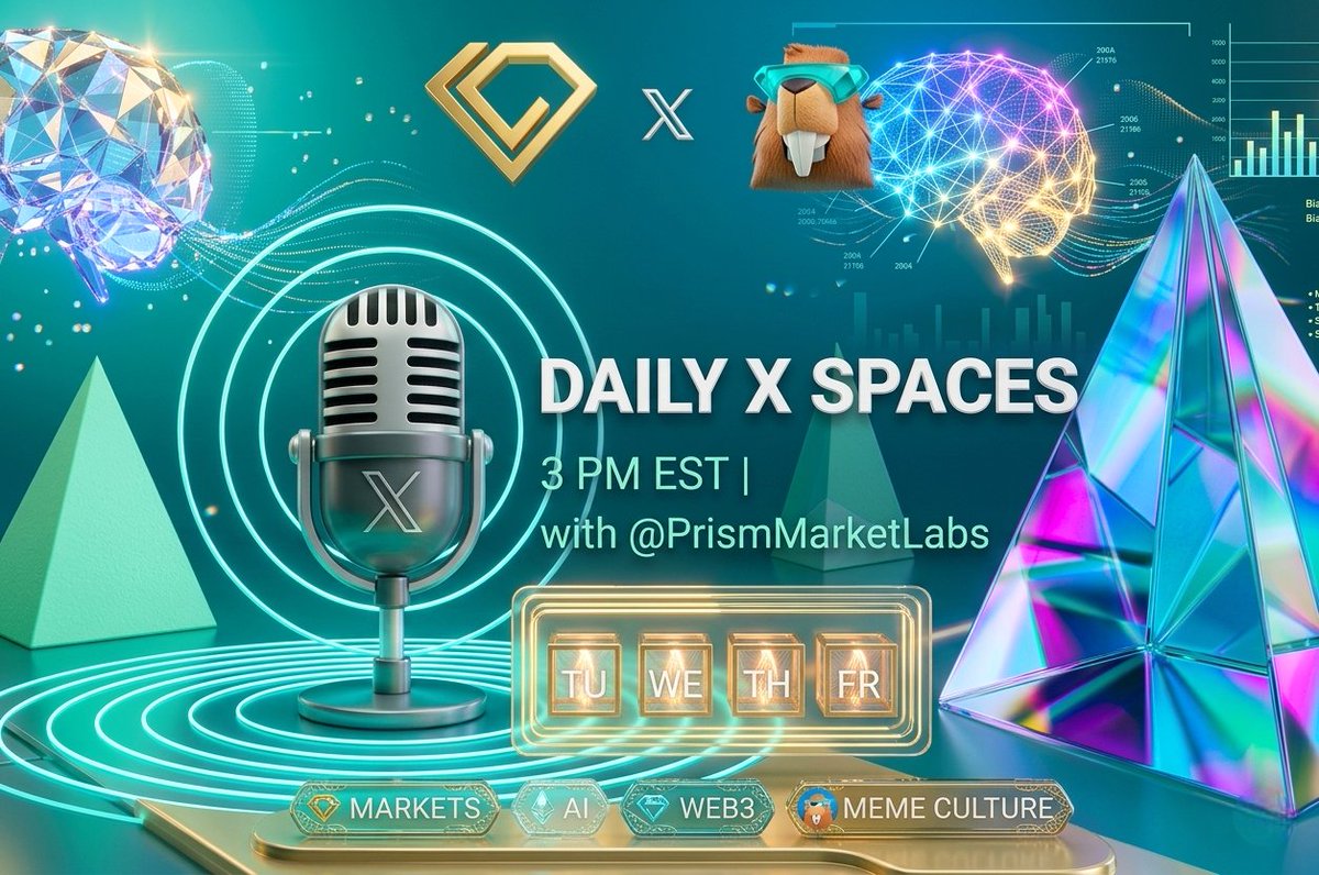 MemeJobFun's tweet photo. memejob No Frontrunning Spaces🎙️

Join us today at 3 PM EDT with our co-host @PrismMarketLabs !

Set your reminders! 👇
https://t.co/0LvSLfXKu7 https://t.co/UnW0wBQQwL