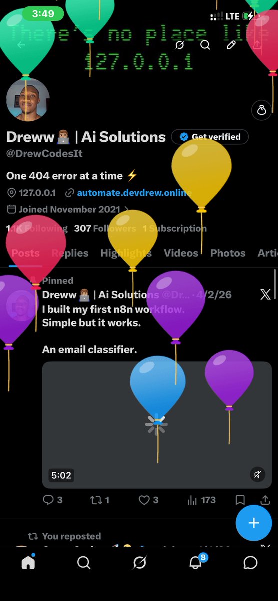 dreww_codes's tweet photo. Happy birthday to me 🎂🎂🍰 https://t.co/kSC0IG8O3Q