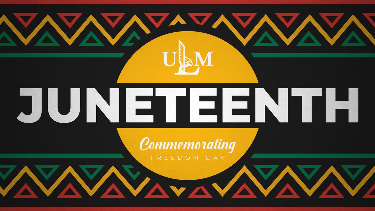 ULMWarhawks's tweet photo. Celebrating freedom.

#Juneteenth https://t.co/HNvS9QsZ6z
