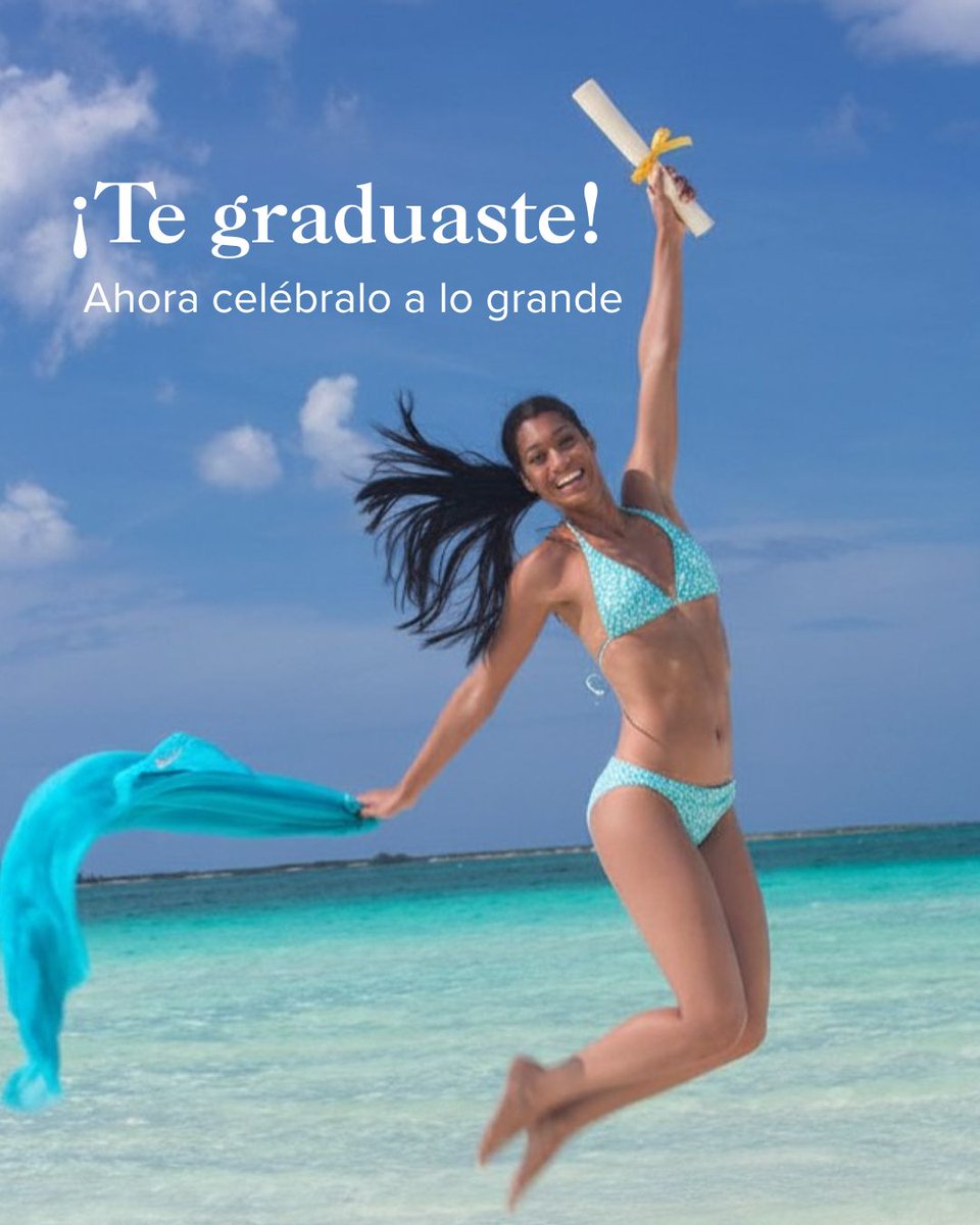 MeliaCuba's tweet photo. ¿Ya te graduaste? Ahora celébralo en Meliá Las Américas 🍾
Reserva en nuestra web https://t.co/dTtDpDQFz3 con facilidad de pago al llegar al hotel 🙂 y disfruta además de una botella de cava como parte de tu experiencia. https://t.co/z5feb5oAcU