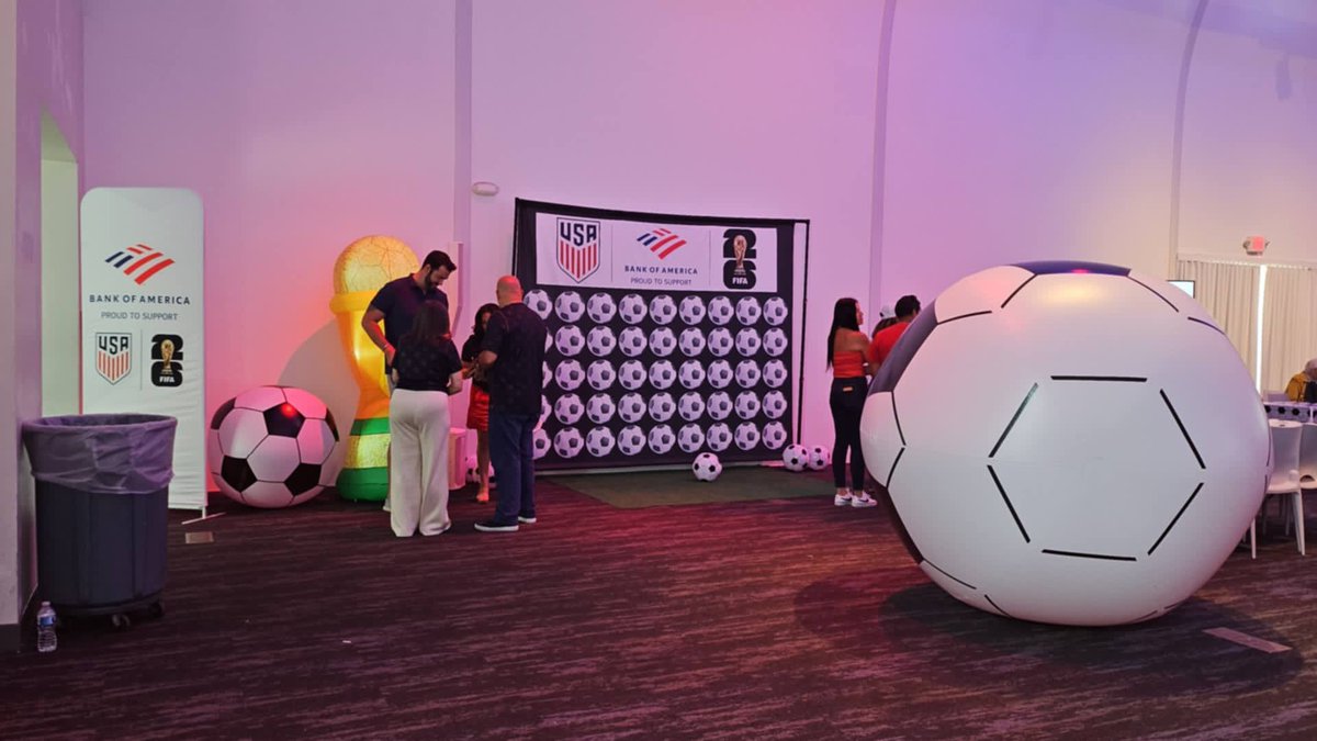 Muse_Marketing's tweet photo. Soccer and science...perfect together! Reveling in the festivities of the Liberty Science Center watch party.
#themusegroup #worldcup #FIFA #USAvsAUS https://t.co/kf2QkmnBd5