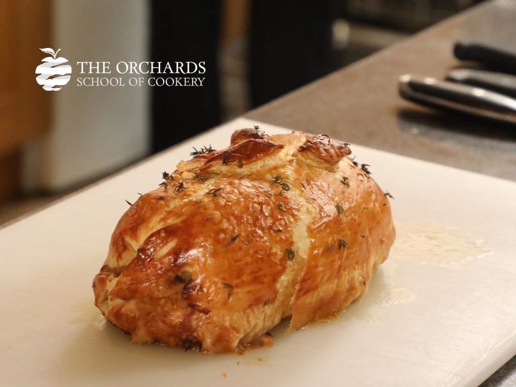 OrchardsCookery's tweet photo. Well done this fantastic group of Chalet &amp; Orchards Course students on completing their course!👏Showcasing the skills they've delevoped this week with a classic Beef Wellington.😋Good luck with the next chapter of your cooking...and for some, the journey continues next week! 👨‍🍳 https://t.co/8dYi0ymg0r