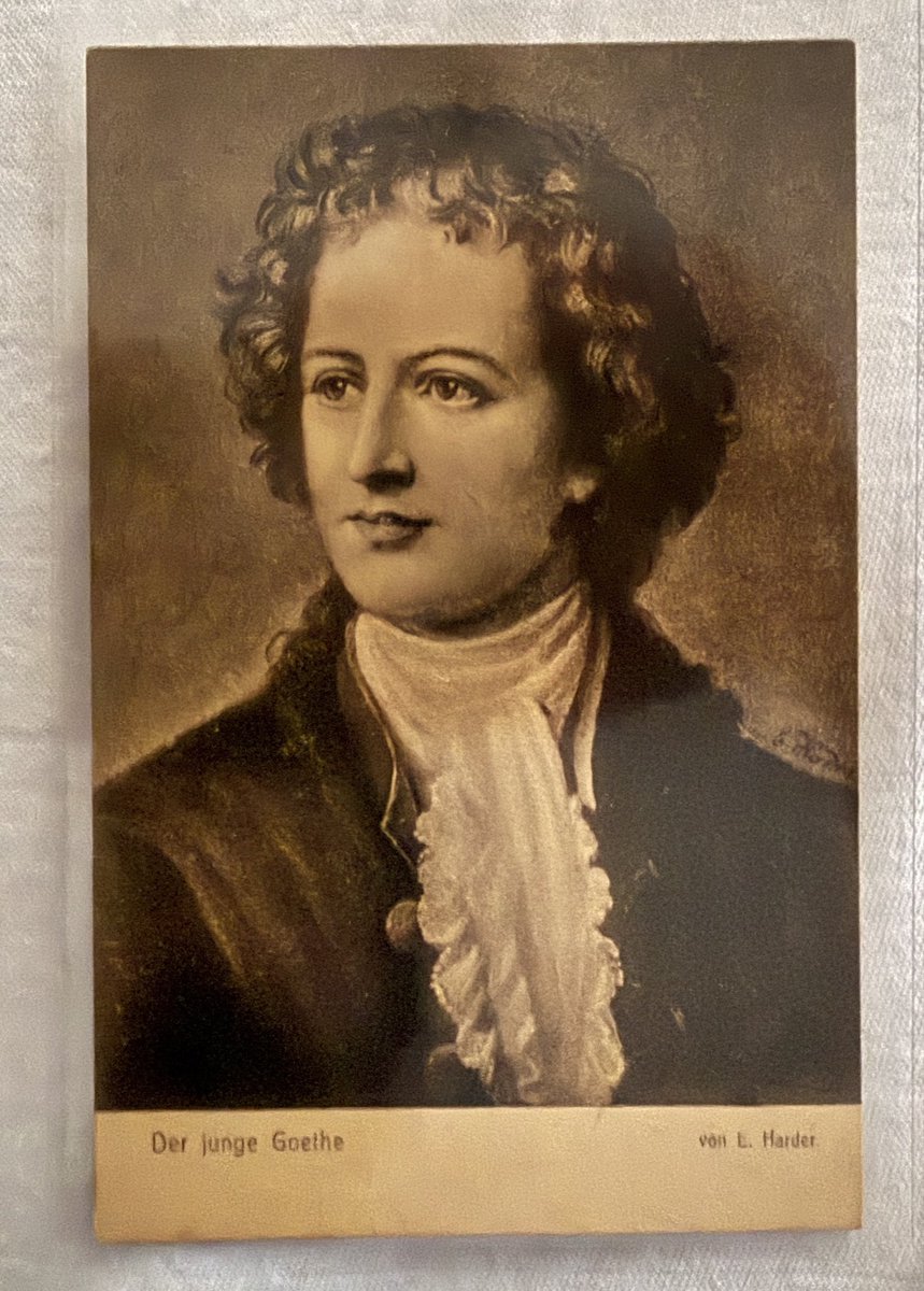 westostPoet's tweet photo. Damit das Bild eines zivilisierten #Deutschen vor aller Augen ist, schauda: der junge #Goethe. Er hatte #Locken wie ich, und seine #Augenfarbe glich der meinen 😁 https://t.co/TpQx3QbfFD