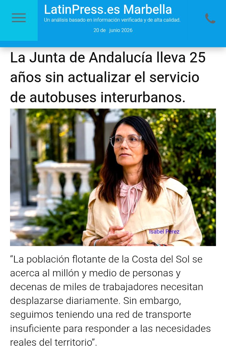 EditaLatinpress's tweet photo. Andalucía lleva 25 años sin actualizar el servicio de autobuses interurbanos.
https://t.co/bWqNVAx1Ne https://t.co/3dgGuwSvfs