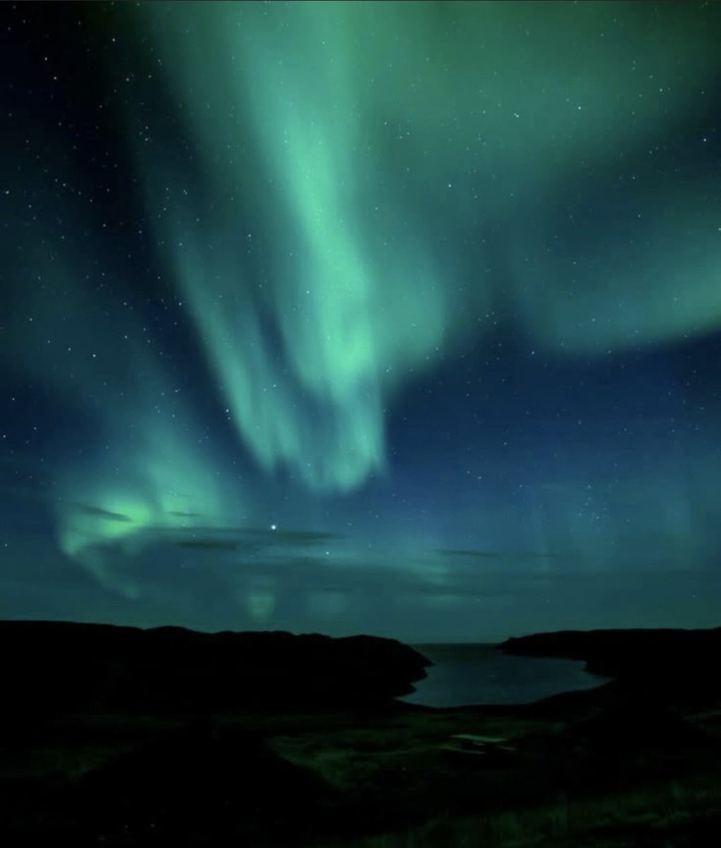 SilverTideMoon's tweet photo. the soul drifts 
through the aurora's 
veil like silk through moonlight 
weaving green and gold unraveling 
slow until it becomes the light itself https://t.co/gx85kTXal1