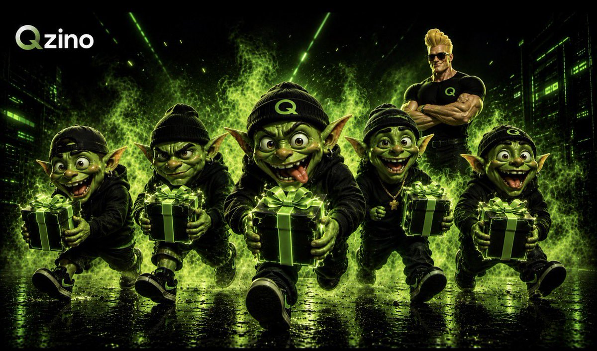 Johnyy_bravooo's tweet photo. 🚨 $100 FRIDAY GIVEAWAY IS LIVE 🚨

Chaos Goblin lost the rulebook again.

So this week’s giveaway is nice and easy.

💸 10 Goblins × $10 each 

TO ENTER:

🟢 Follow @Johnyy_bravooo & @qzino_official
🟢 Like + Repost + Tag 3 Friends
🟢 Register: https://t.co/pe7nkP8kkK
🟢 Use code JOHNY
🟢 Drop your Qzino username below

Grok will randomly select 10 winners and verify all requirements have been completed. 🤖 

Winners announced Sunday evening.

The first-ever Qzino Goblins $250 Leaderboard is still running (link in bio)🏆 

More Goblins.
More Chaos.
More Loot. 

Stay Qzino 🤙🏻