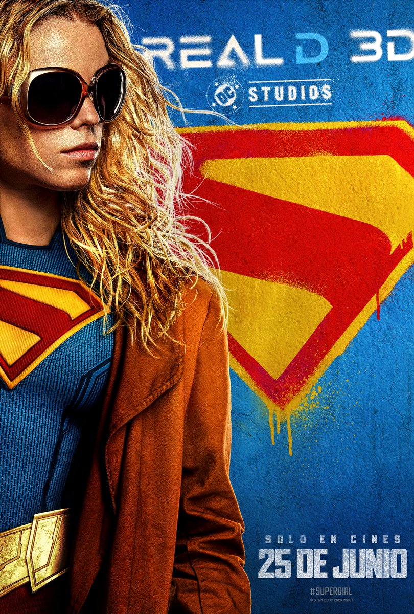 WBPictures_Mx's tweet photo. Ponte los lentes y vive #Supergirl en RealD 3D.⚡️ 
Pre-estreno: 23 de junio / Estreno: 25 de junio, solo en cines. Boletos aquí: https://t.co/6GSVeK7avG https://t.co/9TaAe1me5L